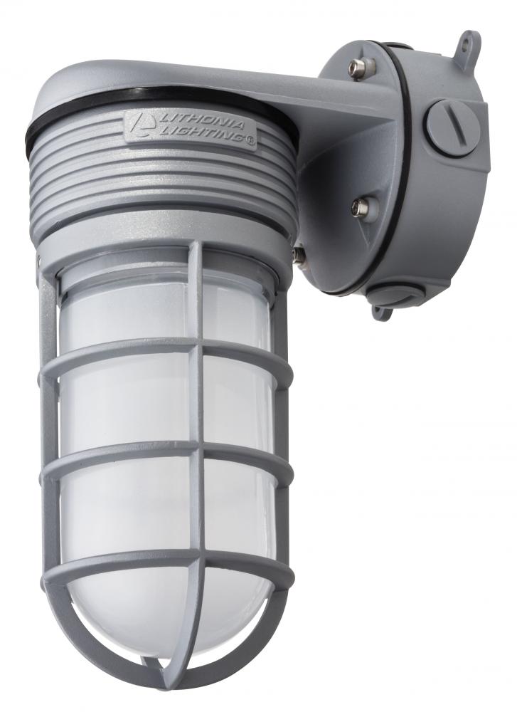 Outdoor Grey 4000K LED Vapor Tight Wall Light