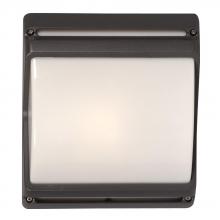 Galaxy Lighting 351760BK - Outdoor Cast Aluminum Wall Fixture - Black w/ Polycarbonate Lens