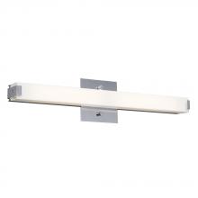 Galaxy Lighting L722862CH - AC LED Vanity Chrome with Glossy White Acrylic Lens Dimmable