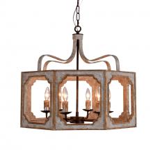 Terracotta Lighting H8104S-6 - Nadia Octagon Small Chandelier