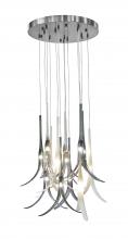 Minka Metropolitan N9494 - Featherly - Featherly 13 Light Pan Pendant Brushed Nickel