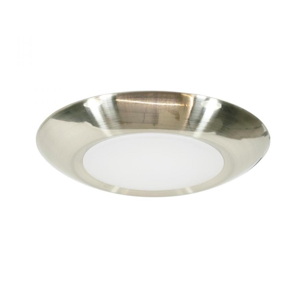 JESCO Flush Mount LED 6" Round Disk 15W 3000K 90CRI BN