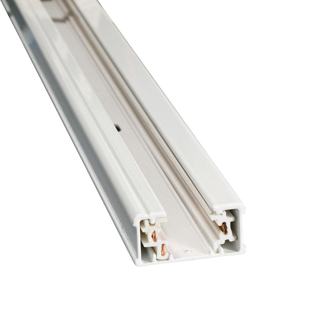 8-Ft Single Circuit Track - White - H-TYPE