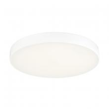 Jesco CM404RA-07R-3090-WH - JESCO Flush Mount LED 7" Round Trimless Rim 15W 3000K 90CRI WH