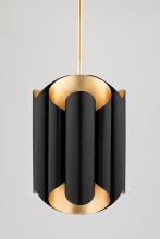 Hudson Valley 8513-GL/BK - 6 LIGHT PENDANT
