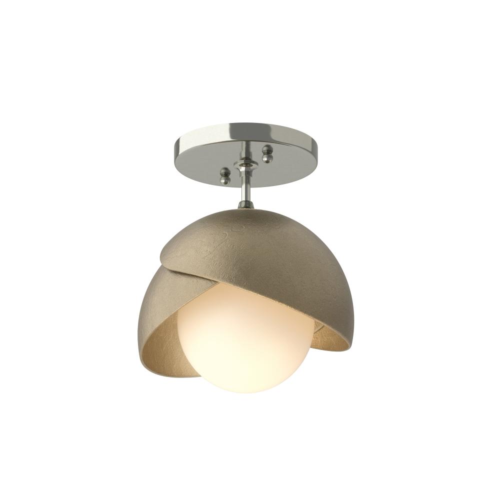 Brooklyn 1 Light Double Shade Semi Flush 121377 SKT 85 84 GG0711 Luxury Lighting
