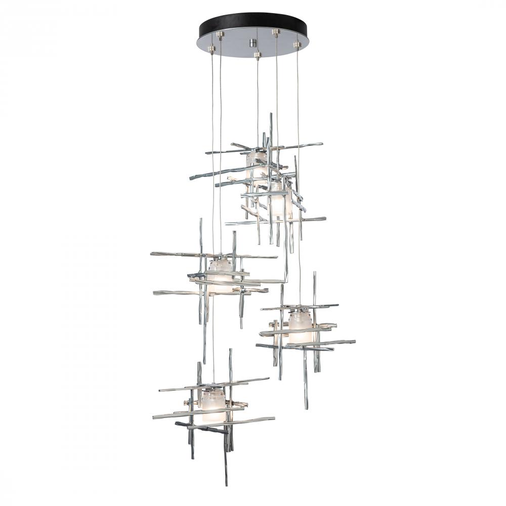 Tura 5-Light Frosted Glass Pendant