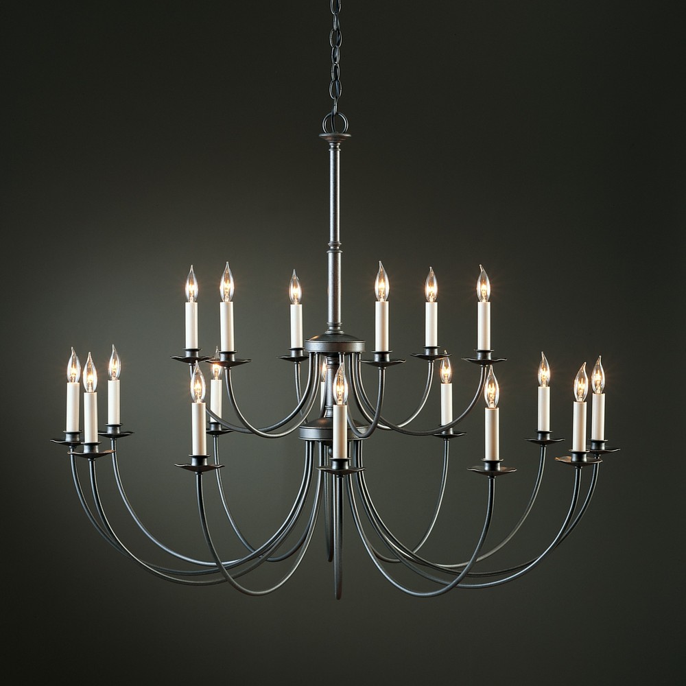 Simple Lines 18 Arm Chandelier