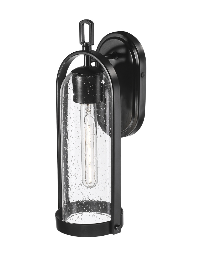 Luxio 15.25" High 1-Light Outdoor Wall Sconce - Powder Coated Black