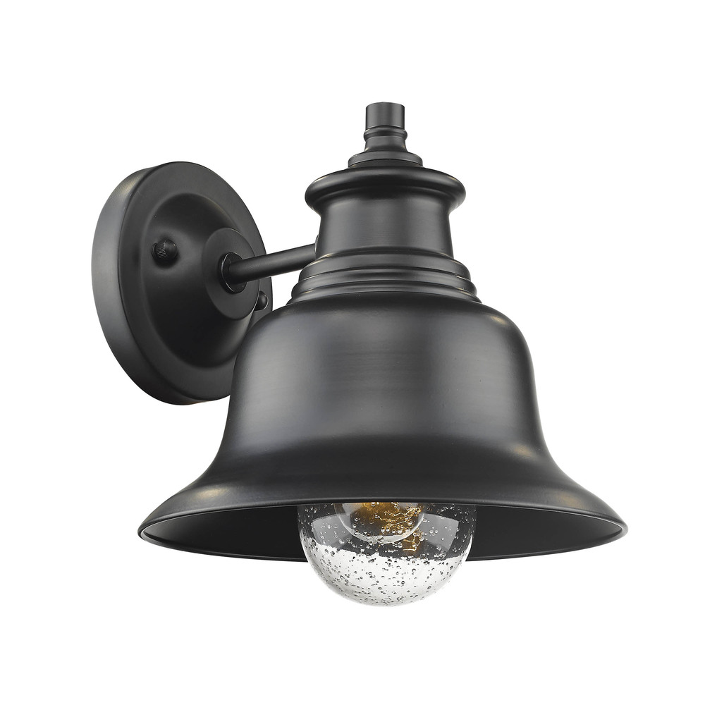 Kings Bay 1-Light Outdoor Wall Sconce Powder Coated Black