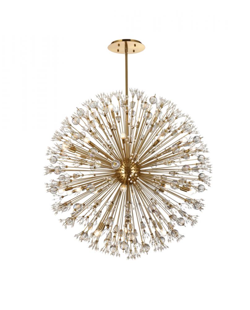 Hanging D50"H50"L34 Gold