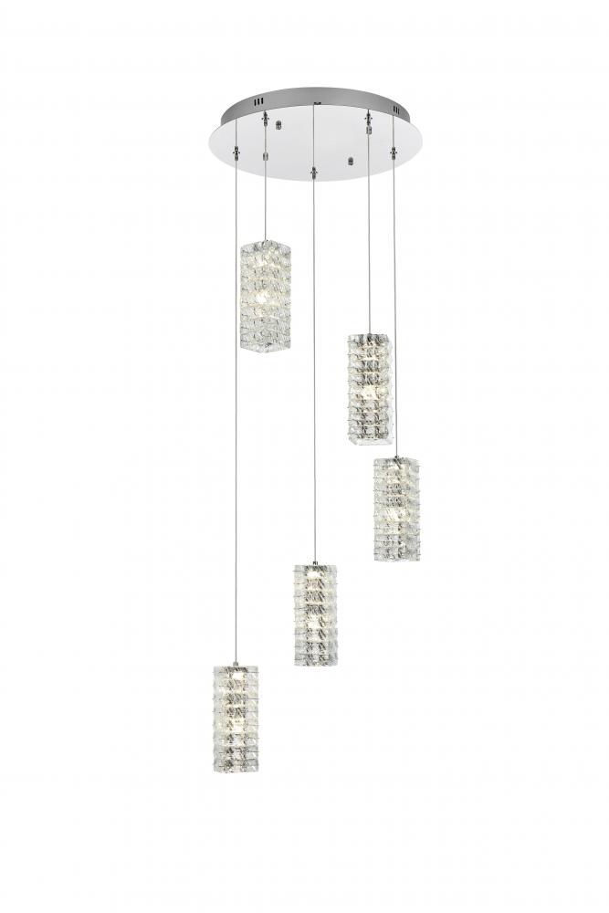 Aston Hang D20"H9.5" LED  L5 25W DIM 3CCT Chrome