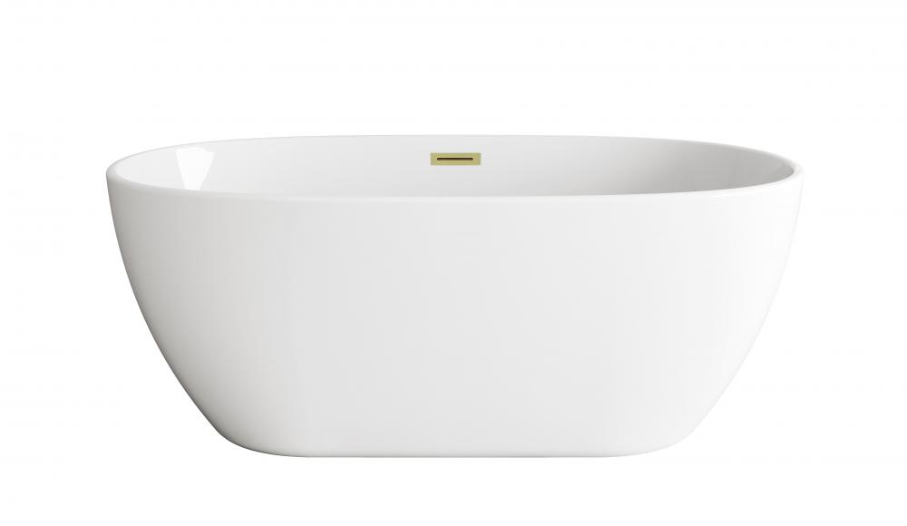 Bathtub 59.0"28.3"23.2" GW with BGD drain kit