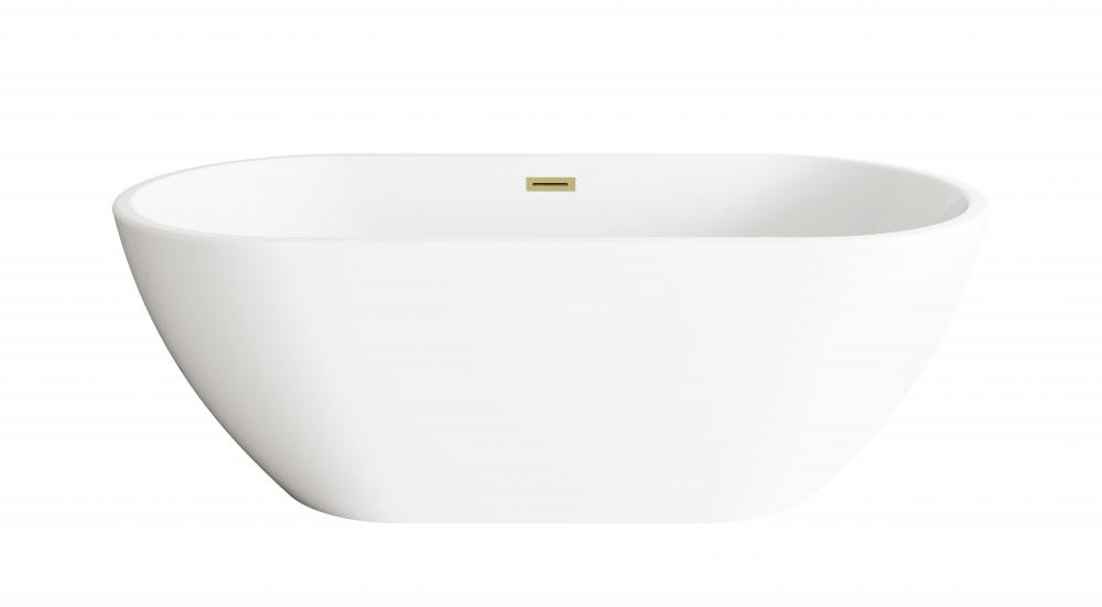 Bathtub 66.9 x 29.5 x 23 GW with BGD drain kit