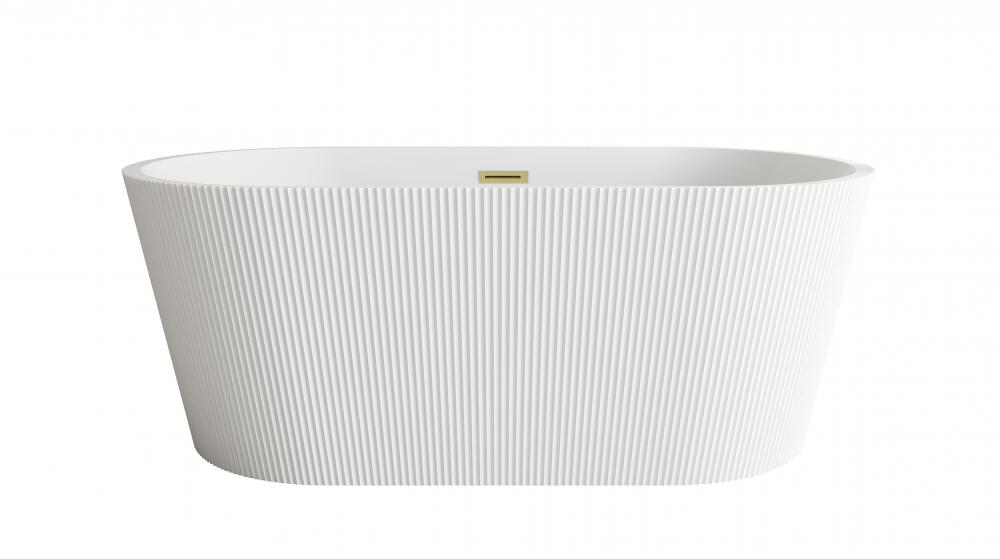 Bathtub 59.1 x 29.5 x 22.8 Glossy White