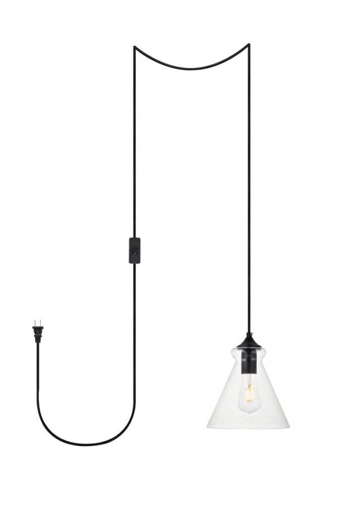 DESTRY Hang D7.9"H9.4"L1 with plug BK