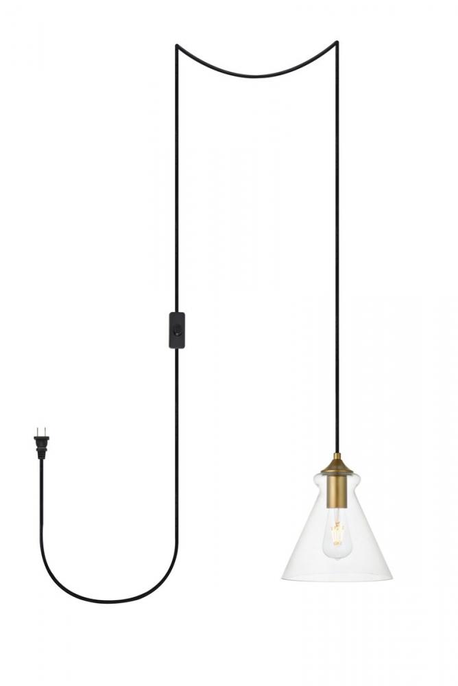 DESTRY Hang D7.9"H9.4"L1 with plug BR