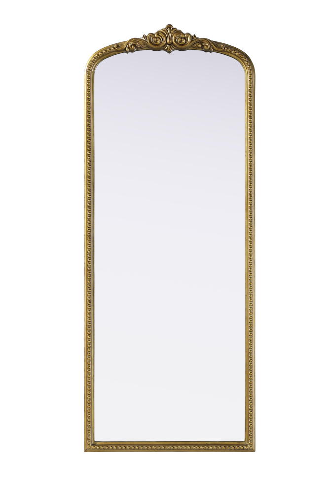 Wall mirror 24"x1.4"x60" Antique Brass