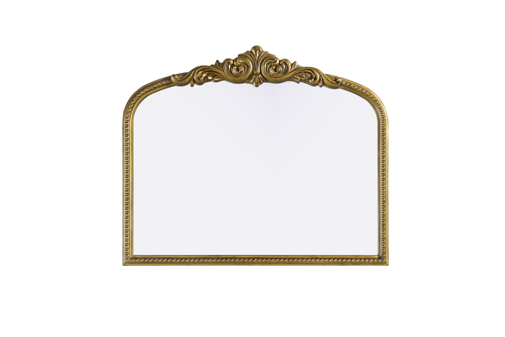 Wall mirror 36"x1.4"x30" Antique Brass