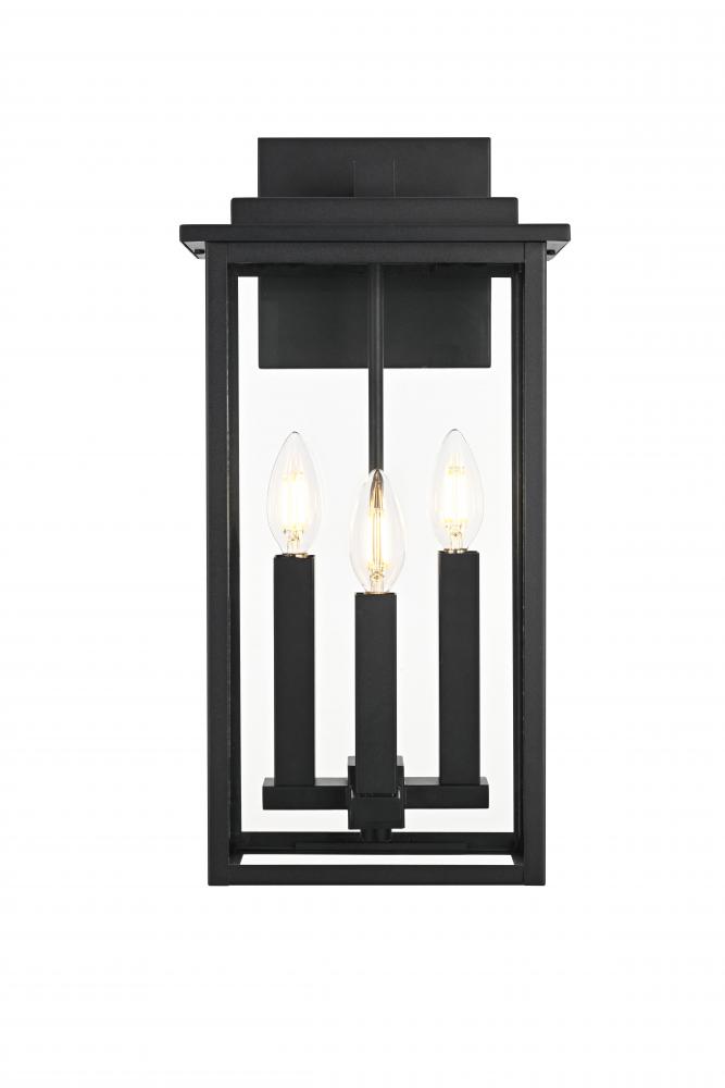 Wall Sconse W9"D 6"H18" Black
