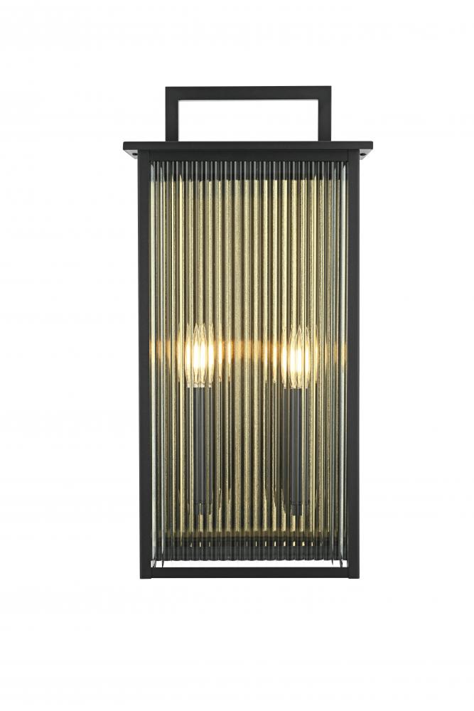 Wall Sconse W11.4"D5.6"H23.1" Black