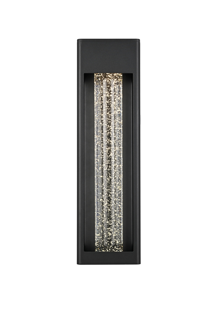 Wall Sconce W5.5"xD6.5"xH19.4" Lt1/LED/11W Black