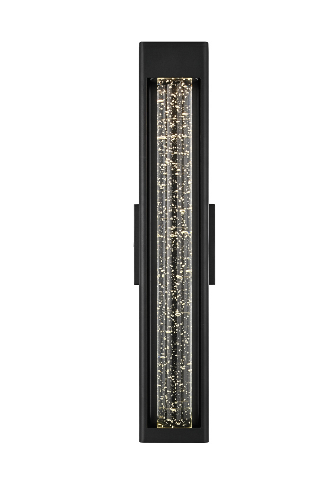 Wall Sconce W4.7"xD4.8"xH21.6" Lt1/LED/11W Black
