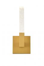 Elegant 1030W6SG - Noemi Wall sconce W6" E6.5" H14.5" L1 DIM 3CCT Satin Gold