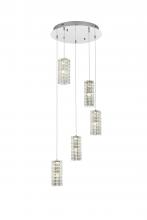 Elegant 3680D5RC - Aston Hang D20"H9.5" LED  L5 25W DIM 3CCT Chrome