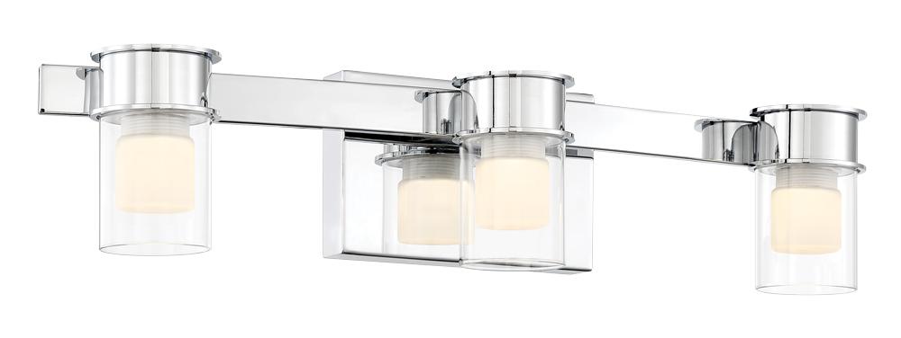 HERALD SQUARE - 3 LIGHT LED BATH CHROME