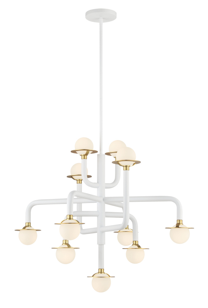 TUBULAR - 11 LIGHT CHANDELIER