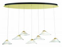 Minka George Kovacs P5402-718-L - SNEER - 7 LIGHT LED PENDANT
