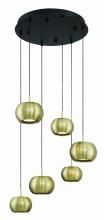 Minka George Kovacs P5474-884-L - HALO 6 LIGHT LED PAN PENDANT