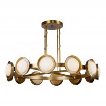 Alora Lighting CH320050VB - Alonso 50-in Vintage Brass LED Chandeliers