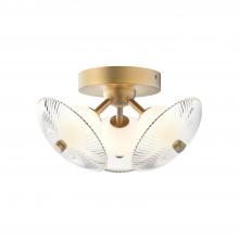 Alora Lighting FM417604BGCR - Hera Flush Mount