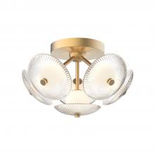 Alora Lighting FM417606BGCR - Hera Flush Mount