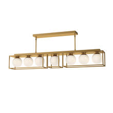 Alora Lighting LP519748AGOP - Amelia Linear Pendant