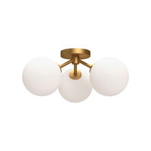 Alora Lighting SF549315AGOP - Cassia Semi Flush Mount