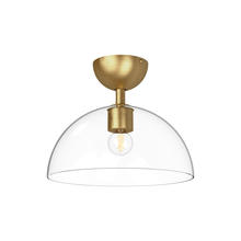 Alora Lighting SF563012BGCL - Jude Semi Flush Mount