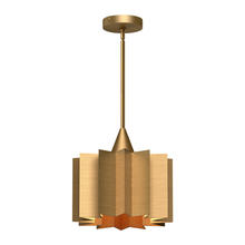 Alora Lighting PD528412AG - Plisse Pendant