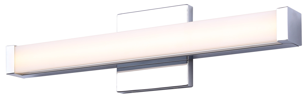 Special Order, LED Vanity, JONAH, BL-30B-18-CH-C, 18inch Width LED Square Bath Vanity