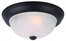 Canarm IFM213MBK-RGF - IFM213MBK-RGF, 2 Light Flush Mount, Black Finish