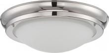 Nuvo 62/519 - Poke - Large LED Flush Fixture with Satin White Glass