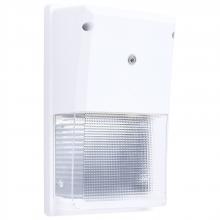 Nuvo 65/889 - LED Turtle Friendly Small Wall Pack; 20 Watt; Amber Color; White Finish