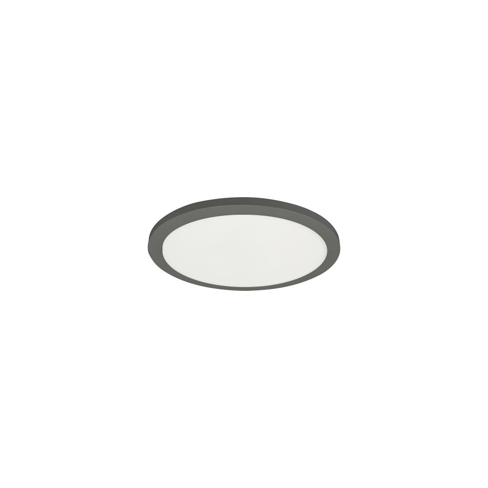 14W Matte Black Flush Mount 5CCT