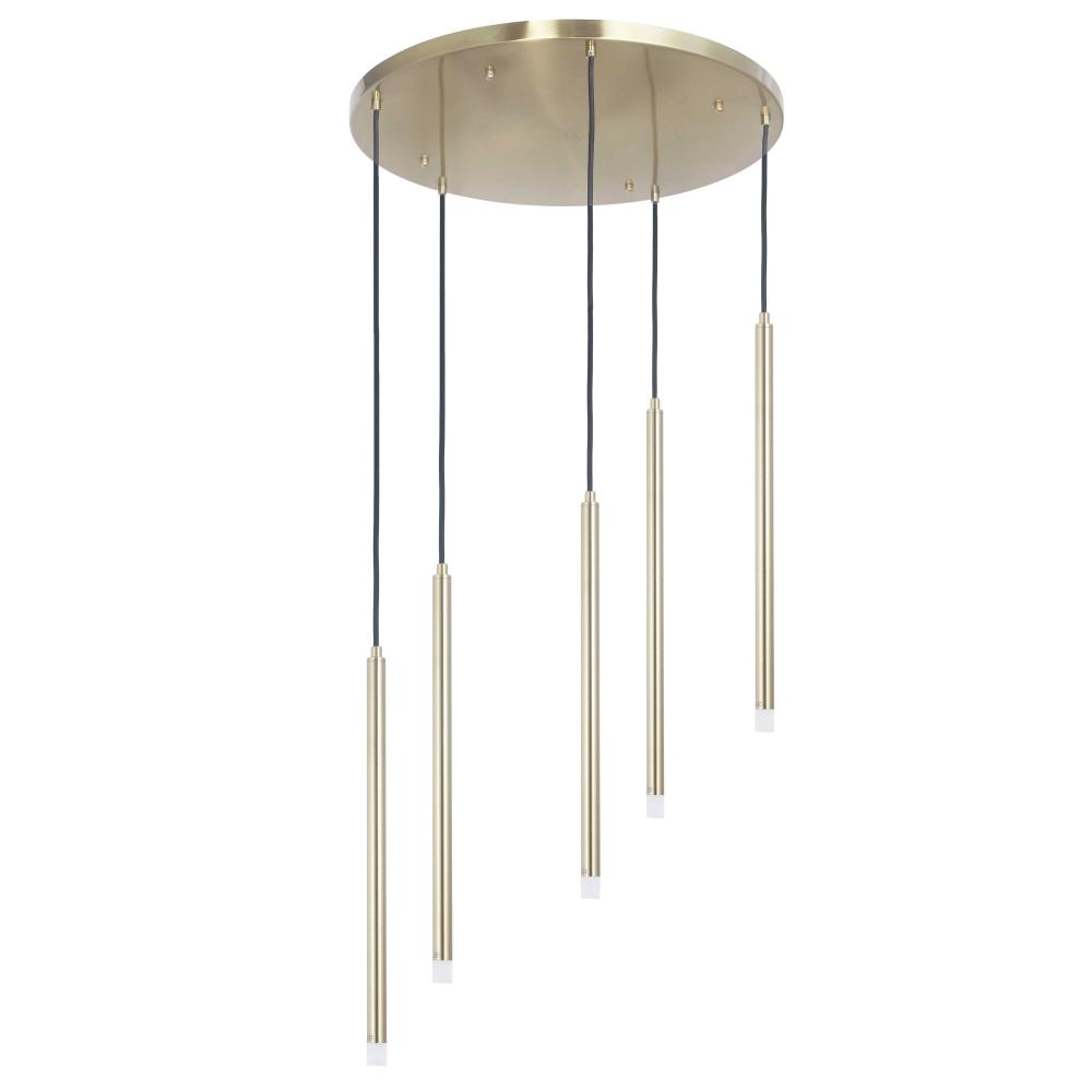 15W Pendant in Aged Brass