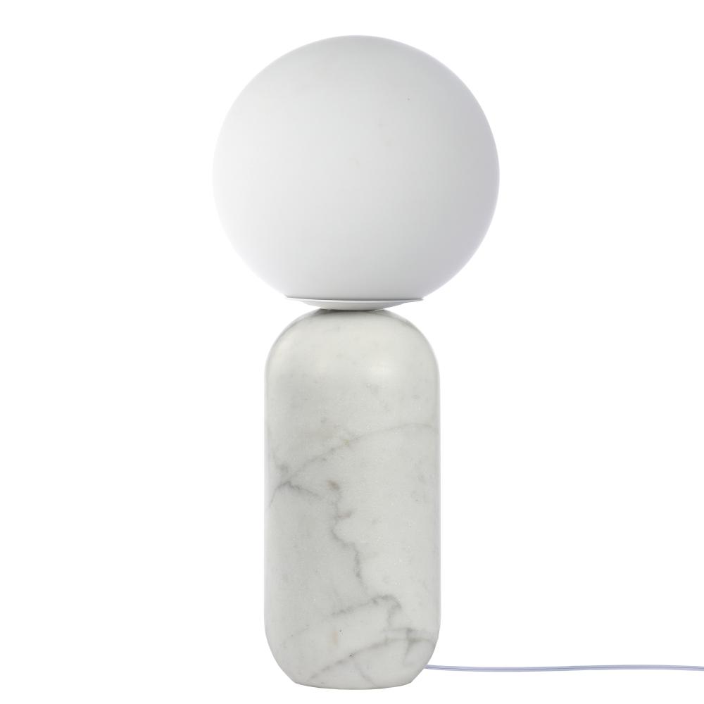 1 Light Alabaster Table Lamp w/ Opal Glass