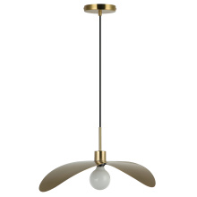 Dainolite CBL-201P-AGB - 1 Light Aged Brass Pendant