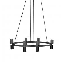 Dainolite CRL-3612C-MB - 12 Light Chandelier in Matte Black