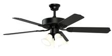Fanimation BP210BBL1 - Aire Decor - 52 inch - BL with Four Shade Glass